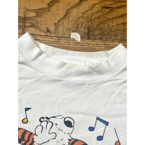 Rare Vintage 90’s Calvin And Hobbes Single Stitch T Shirt - Picture 5 of 6